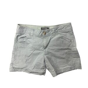 Eddie Bauer Cargo Shorts Size 8 Womens Casual Outdoor‎ Hiking Gray
